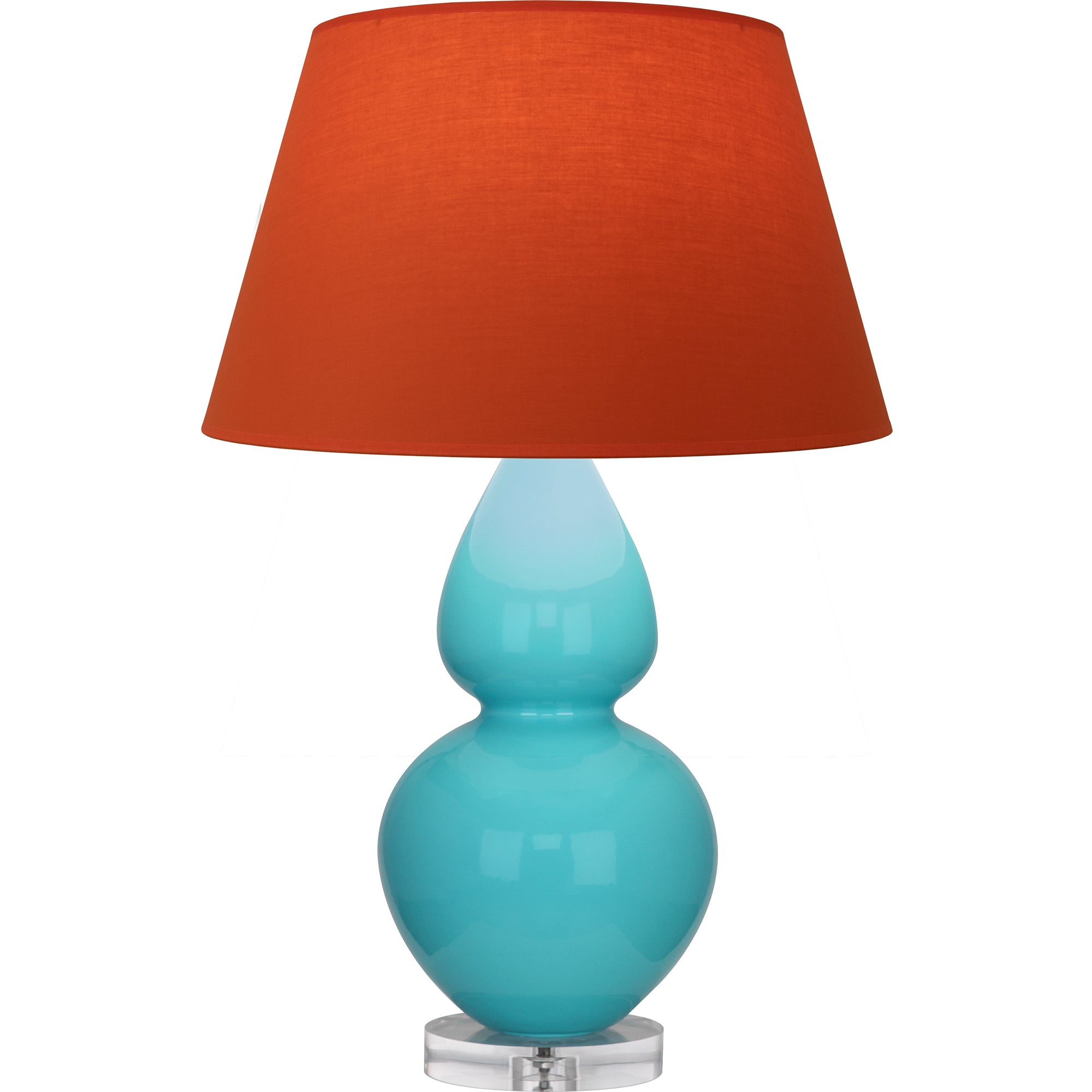 A741T | Egg Blue Double Gourd Table Lamp