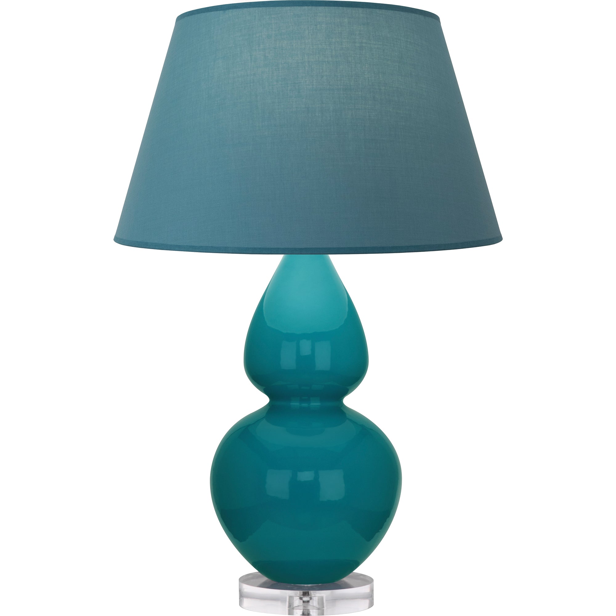 A753B | Peacock Double Gourd Table Lamp