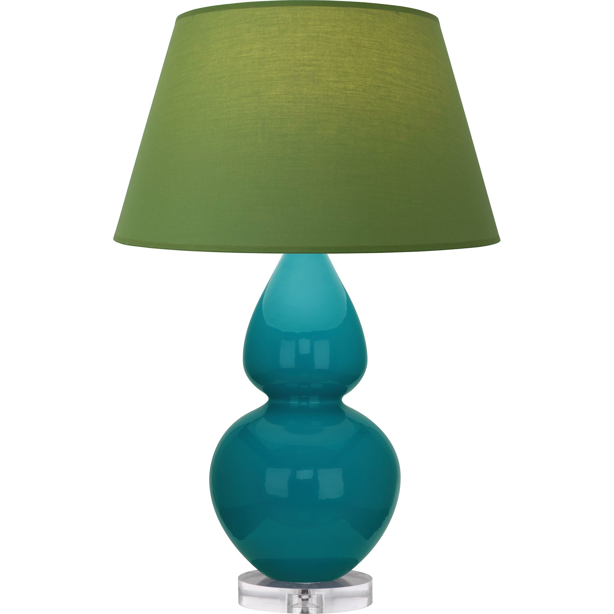 A753G | Peacock Double Gourd Table Lamp