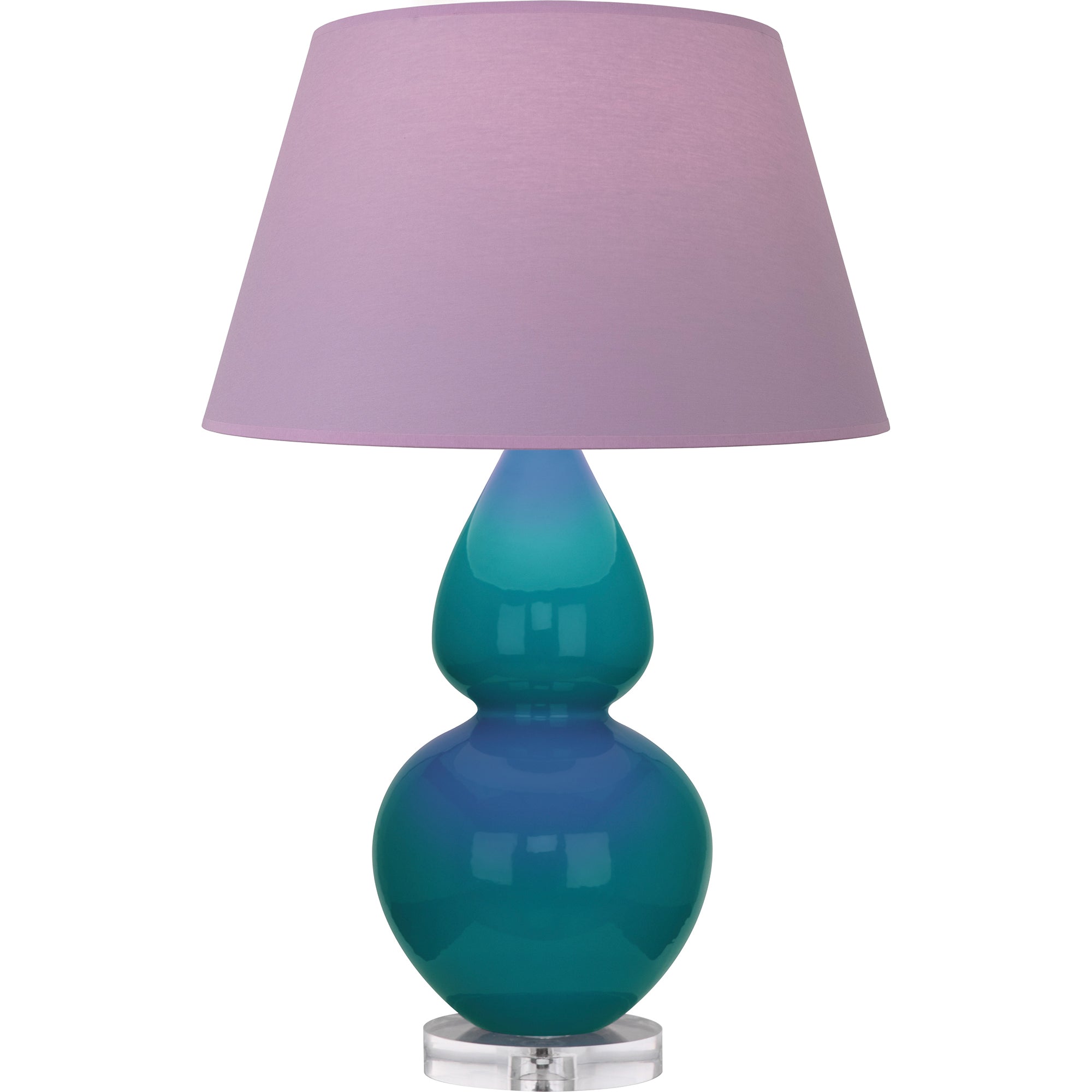 A753L | Peacock Double Gourd Table Lamp
