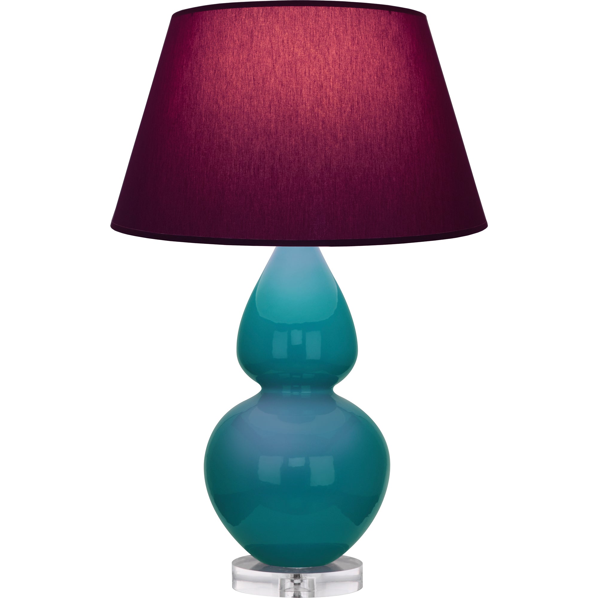 A753P | Peacock Double Gourd Table Lamp