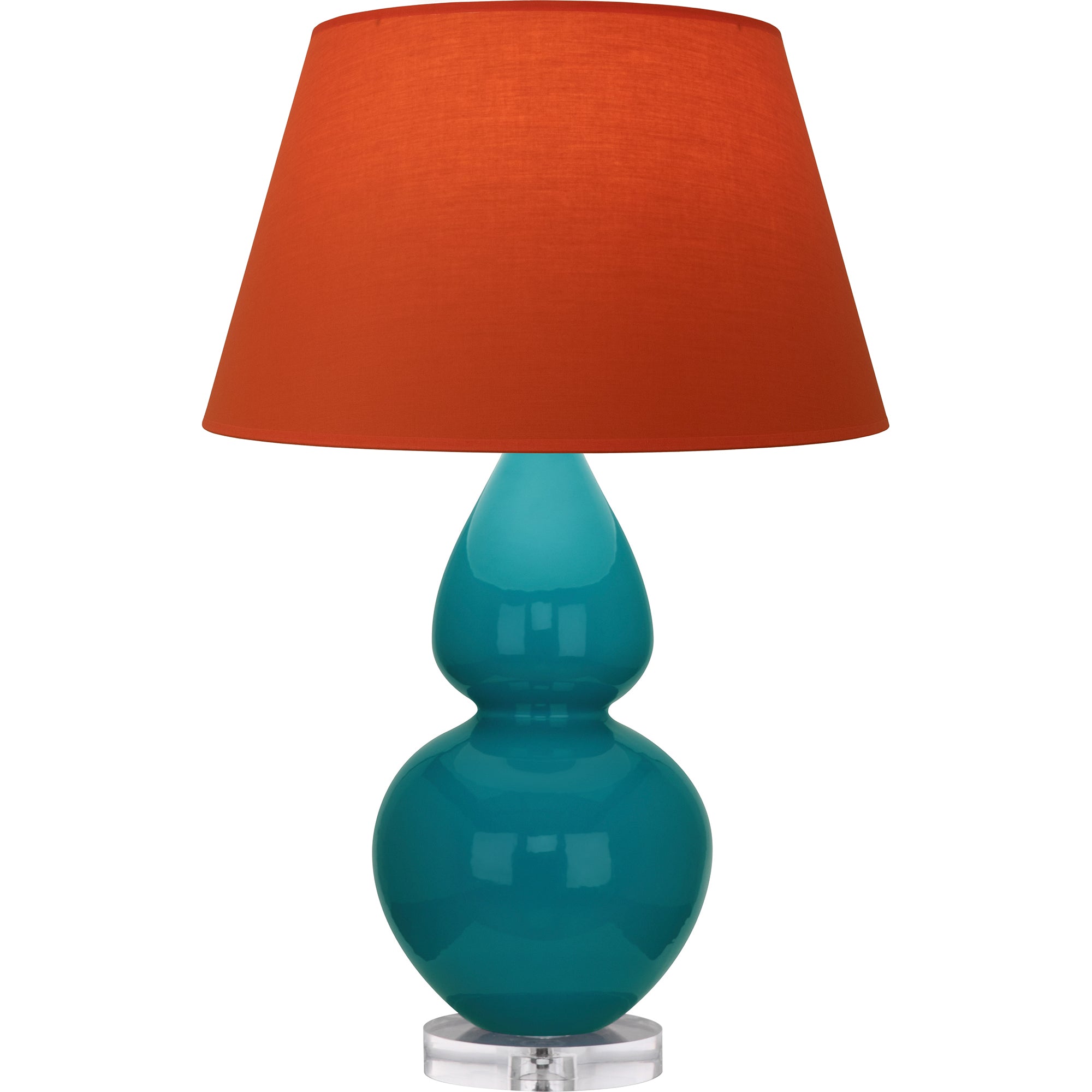 A753T | Peacock Double Gourd Table Lamp