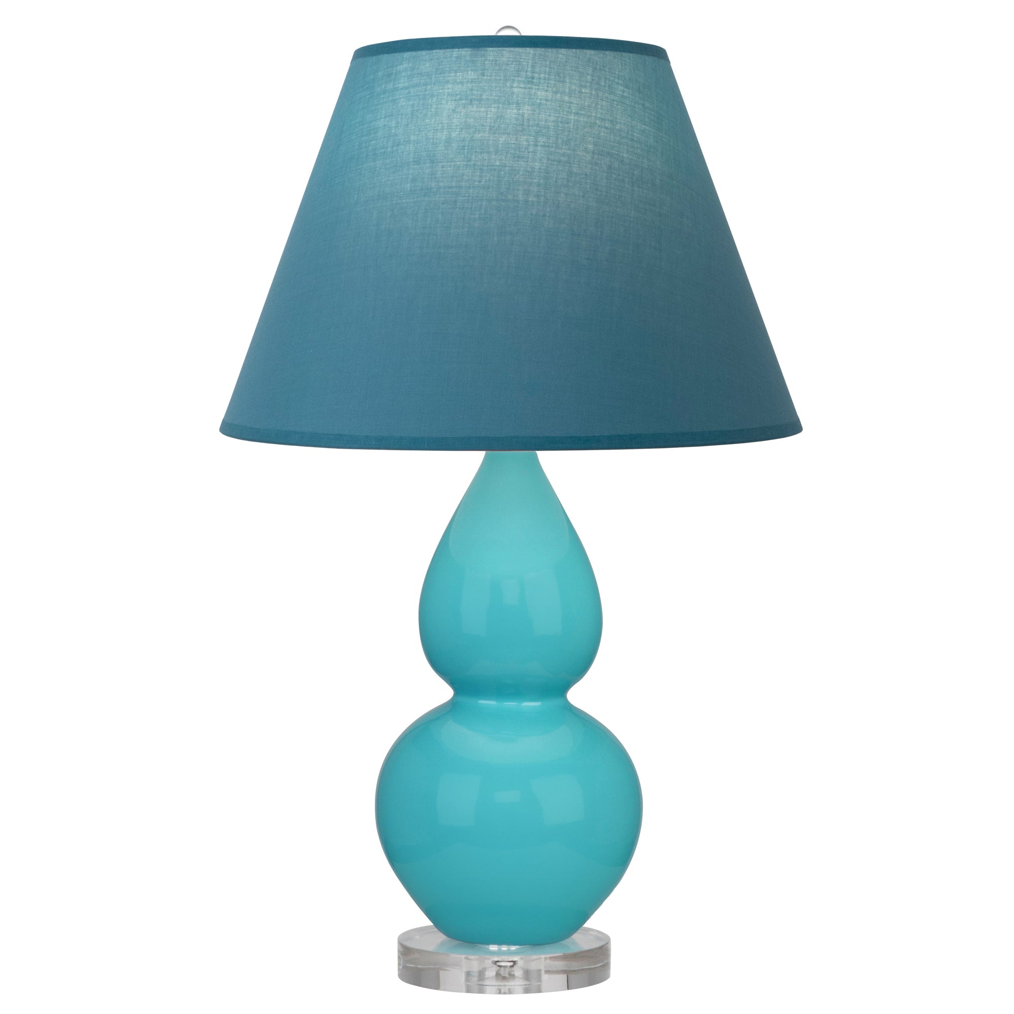 A761B | Egg Blue Small Double Gourd Accent Lamp