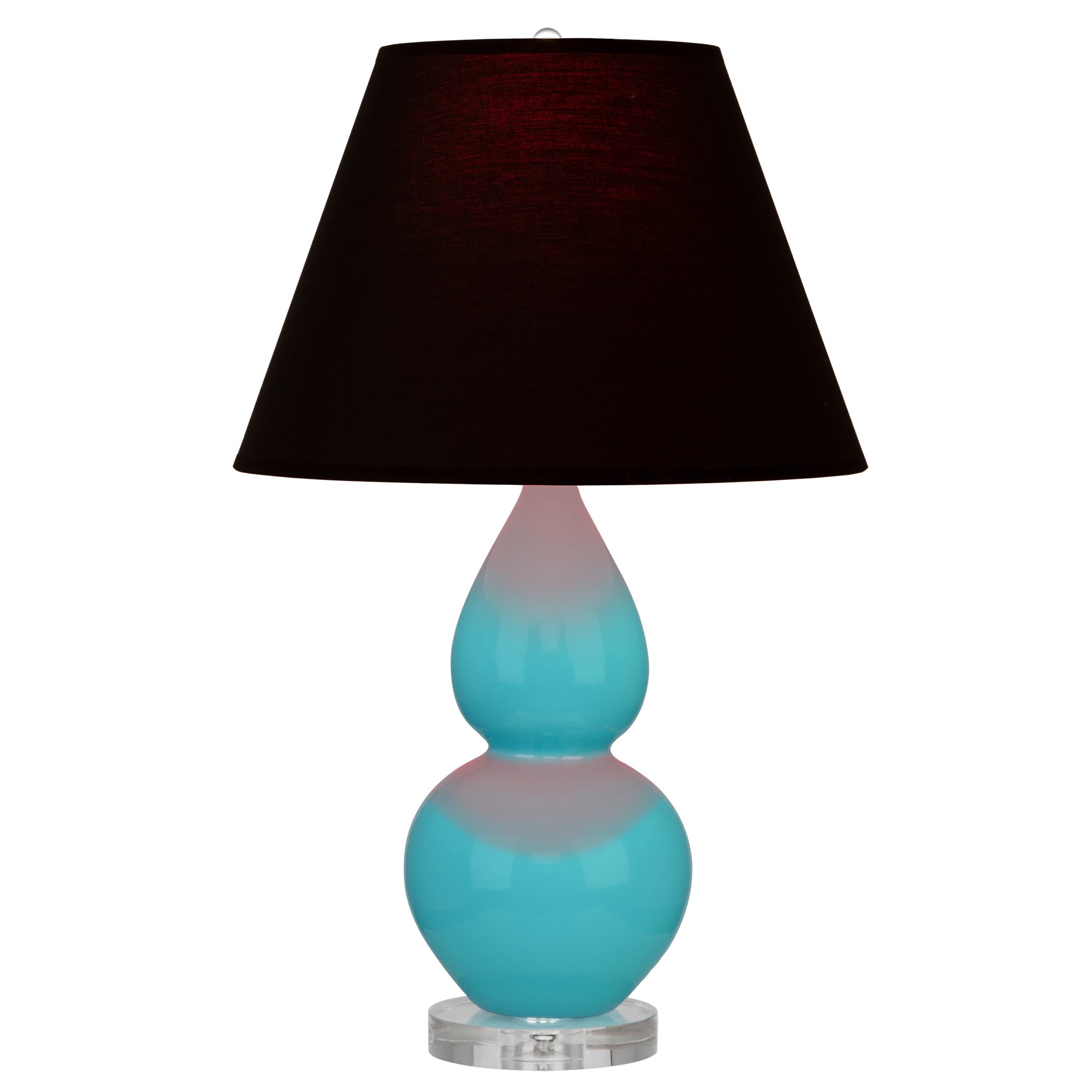 A761K | Egg Blue Small Double Gourd Accent Lamp