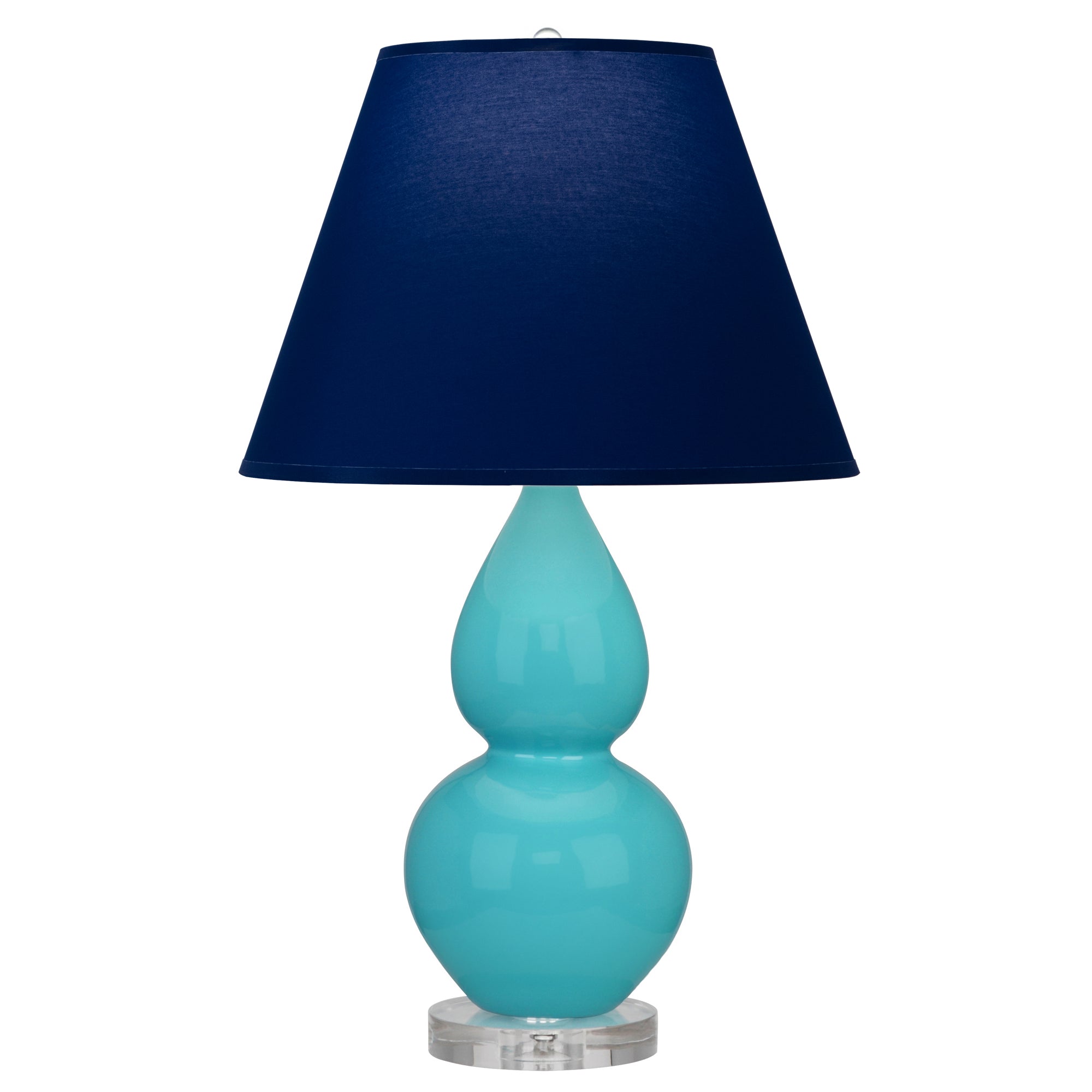 A761N | Egg Blue Small Double Gourd Accent Lamp