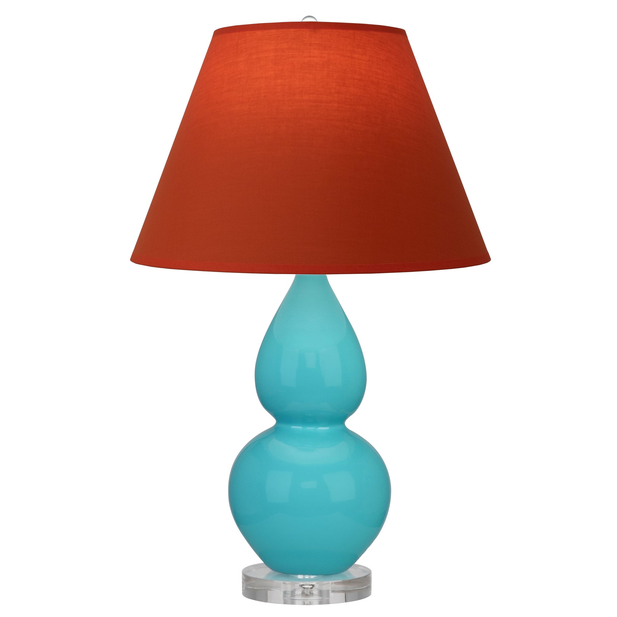 A761T | Egg Blue Small Double Gourd Accent Lamp
