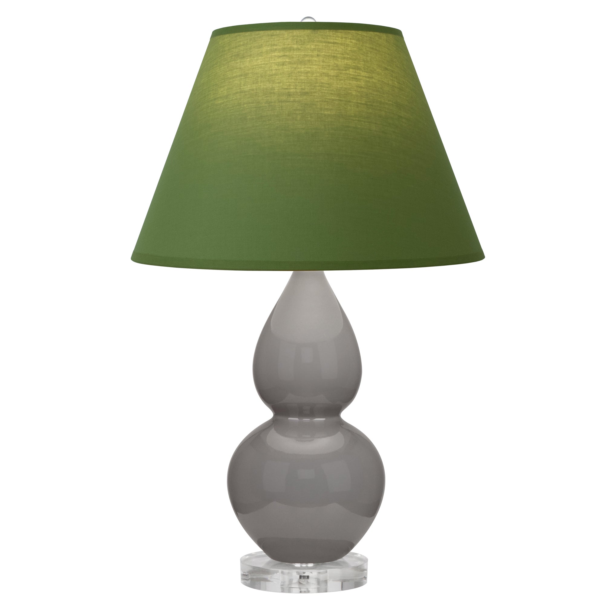 A770G | Smokey Taupe Small Double Gourd Accent Lamp