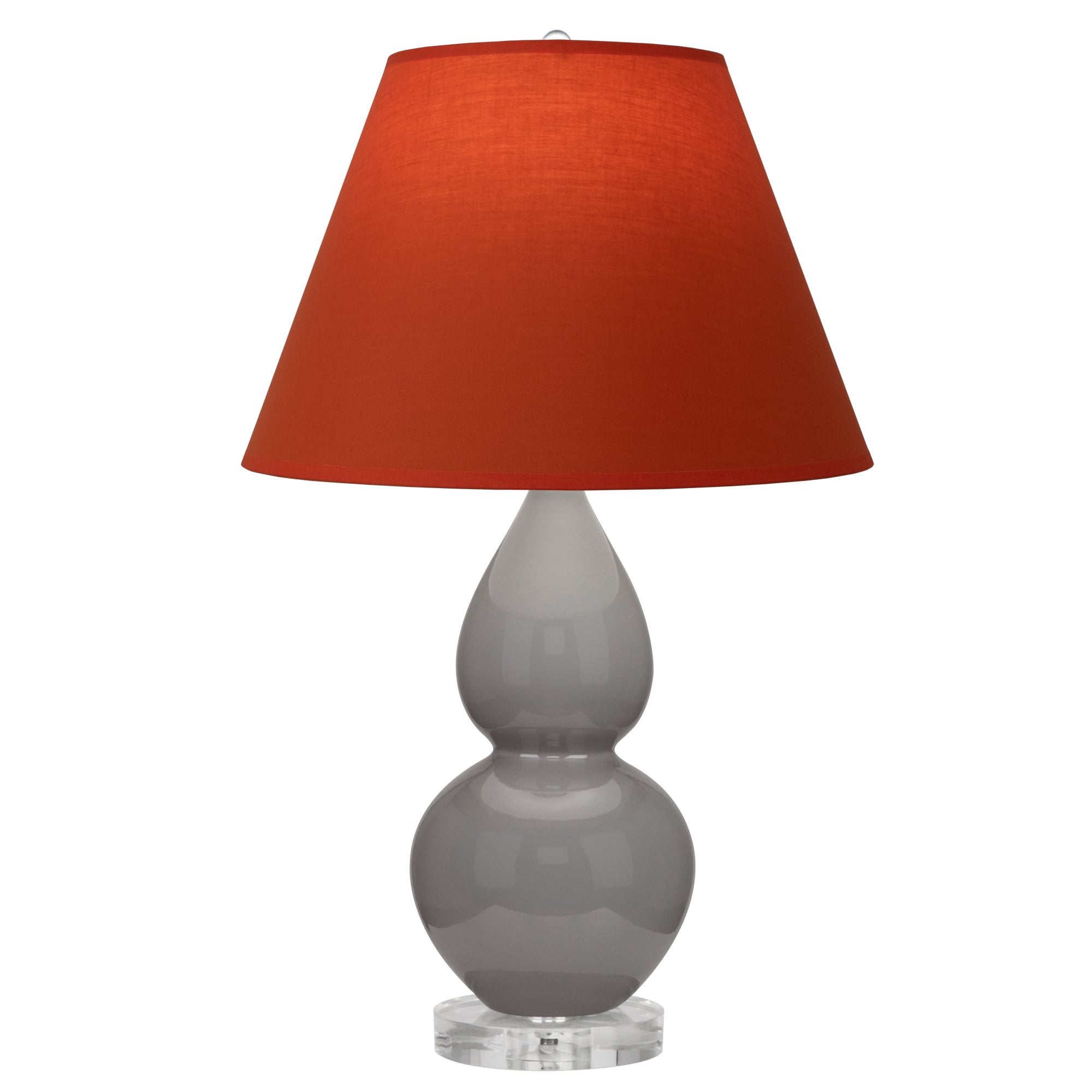 A770T | Smokey Taupe Small Double Gourd Accent Lamp