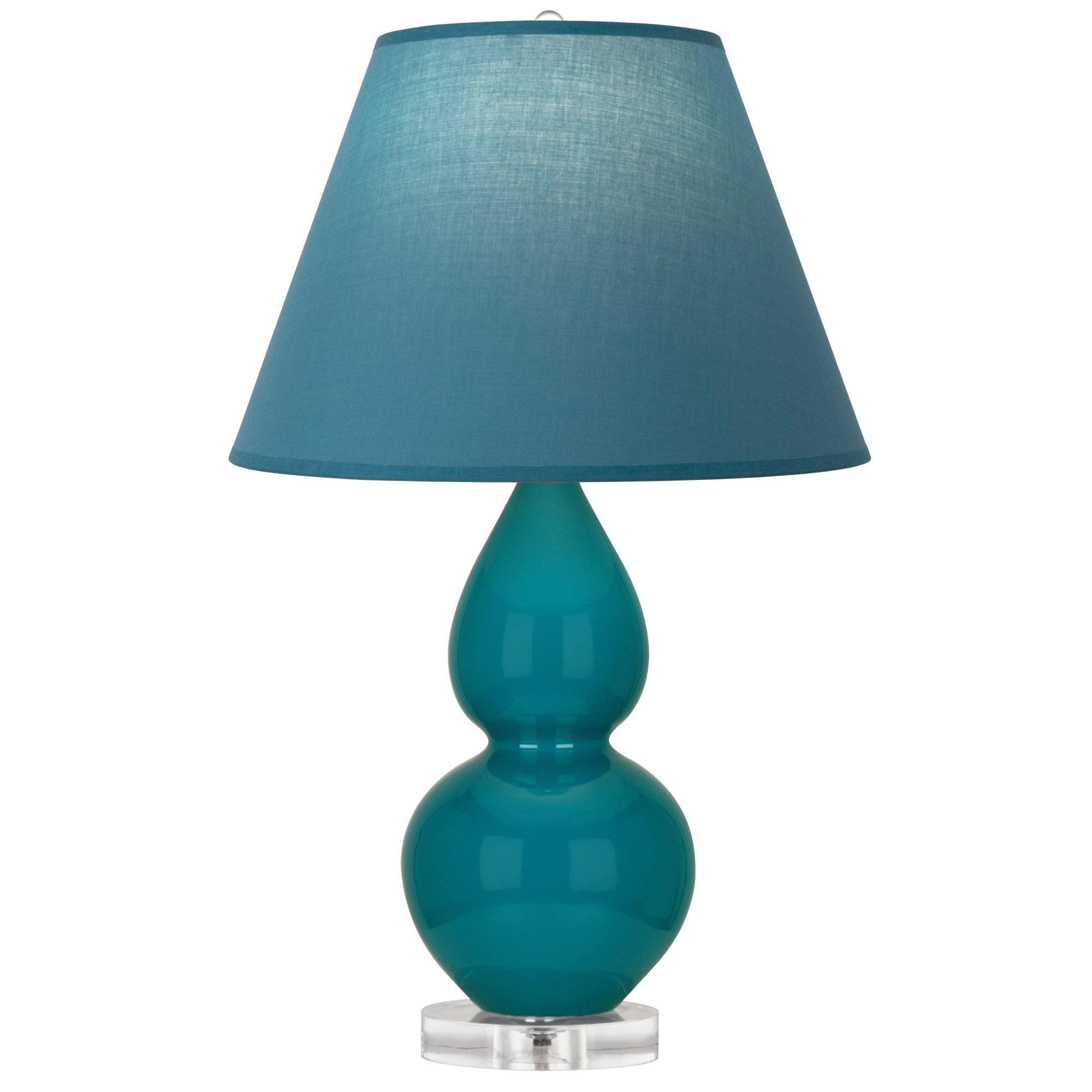 A773B | Peacock Small Double Gourd Accent Lamp