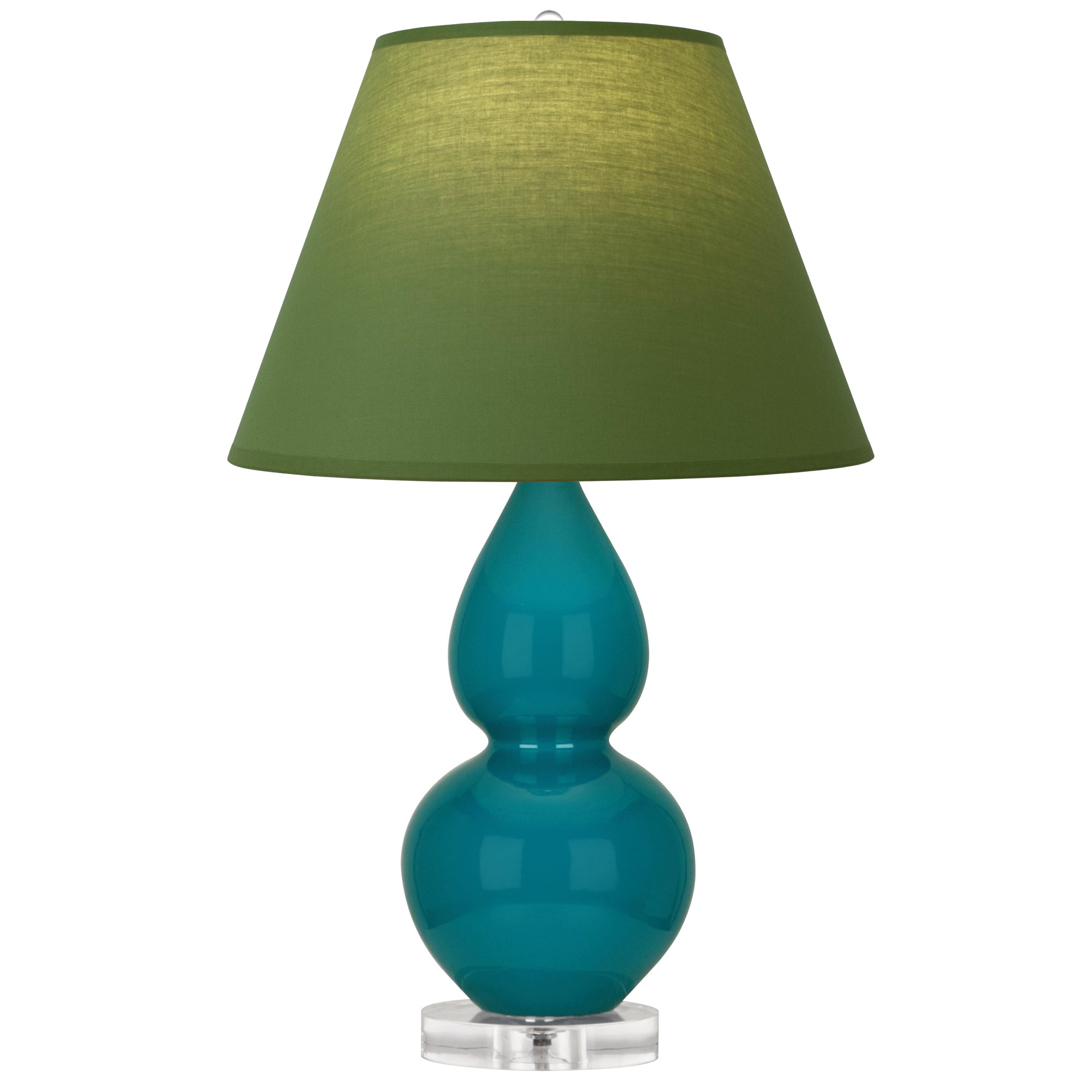 A773G | Peacock Small Double Gourd Accent Lamp