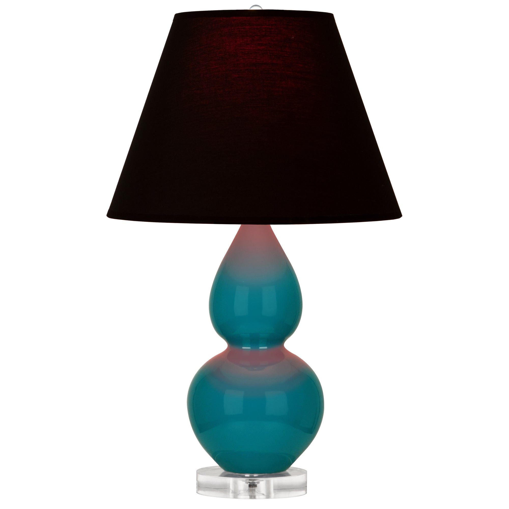 A773K | Peacock Small Double Gourd Accent Lamp