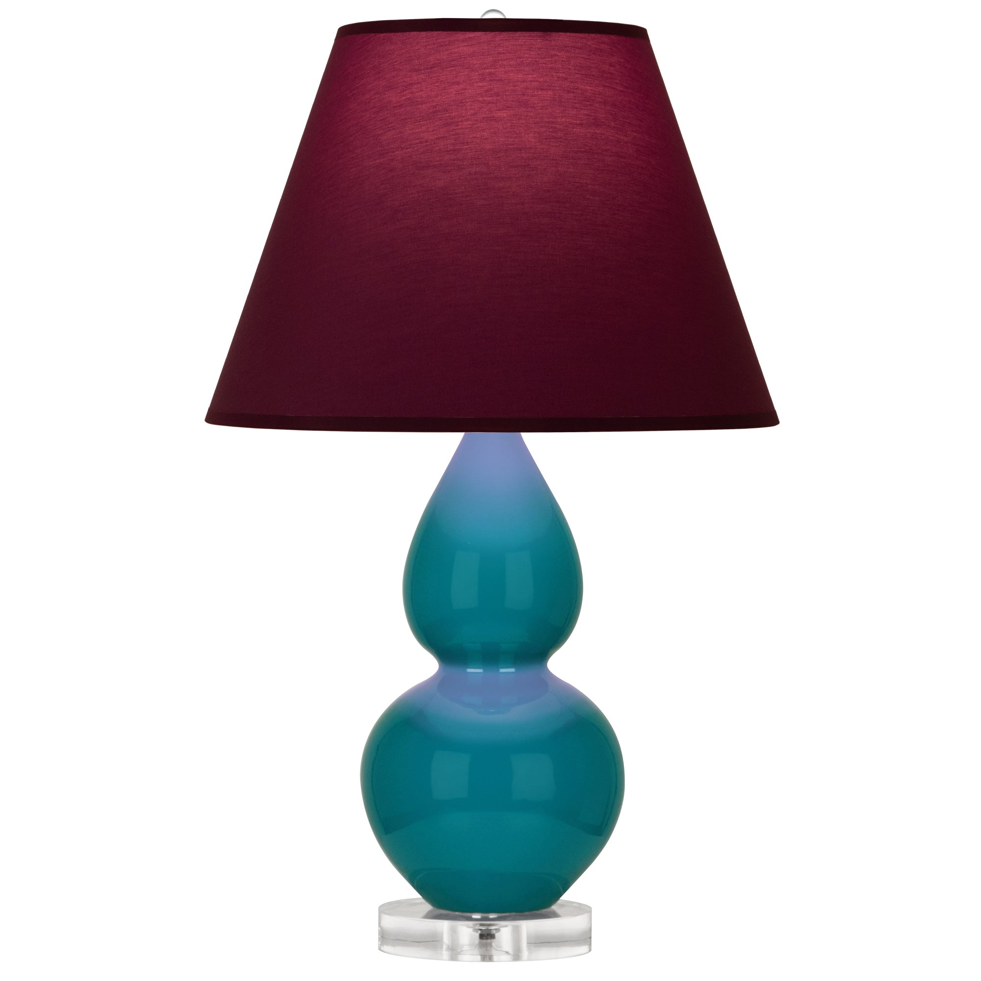 A773P | Peacock Small Double Gourd Accent Lamp