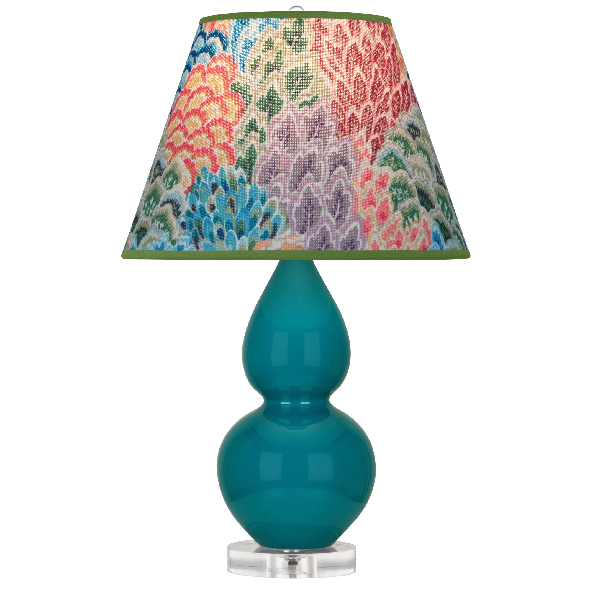 A773S | Peacock Small Double Gourd Accent Lamp