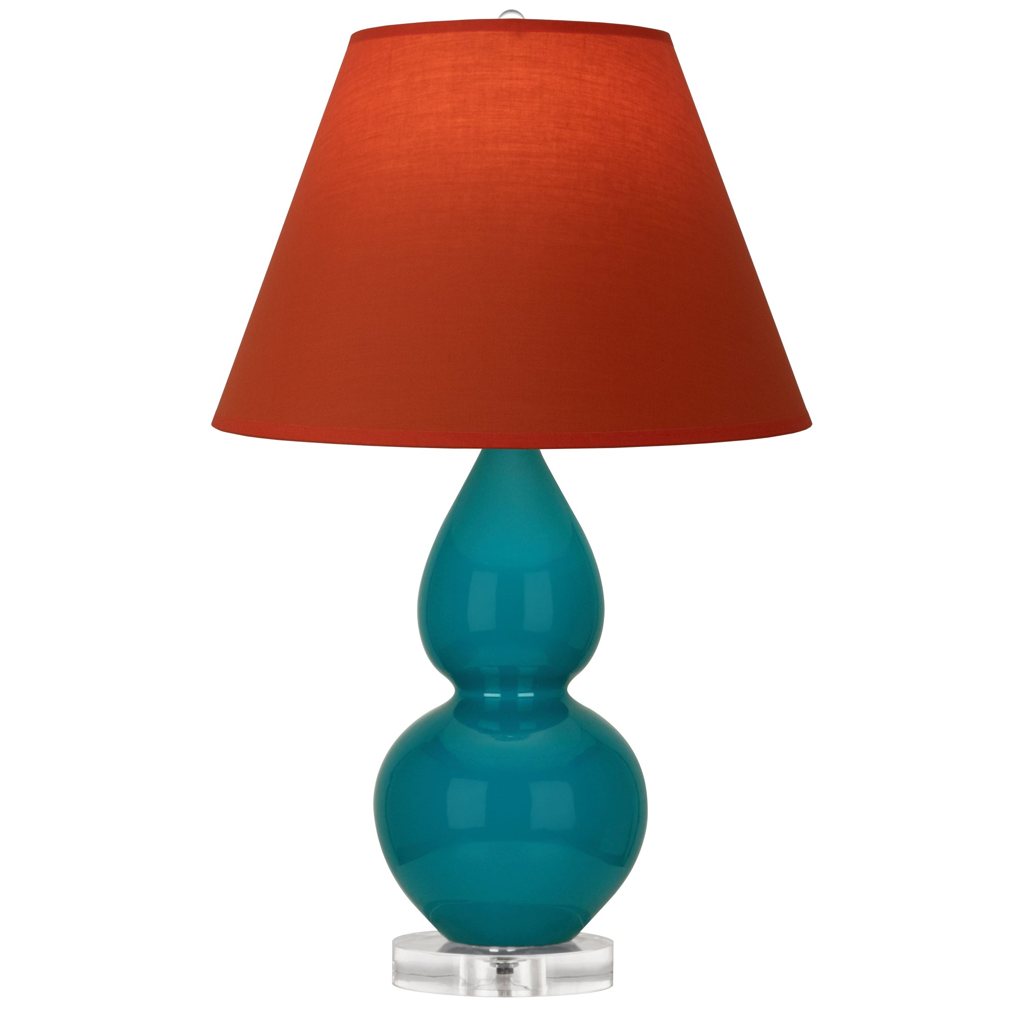 A773T | Peacock Small Double Gourd Accent Lamp