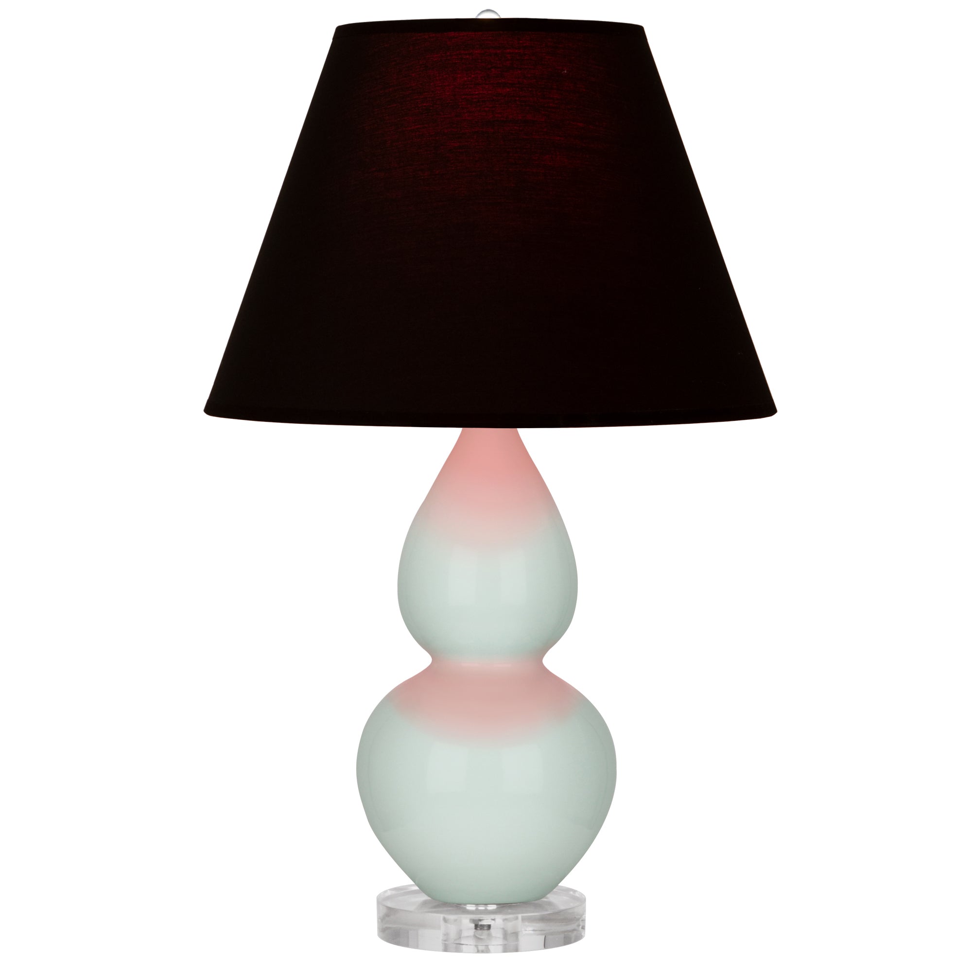 A788K | Celadon Small Double Gourd Accent Lamp