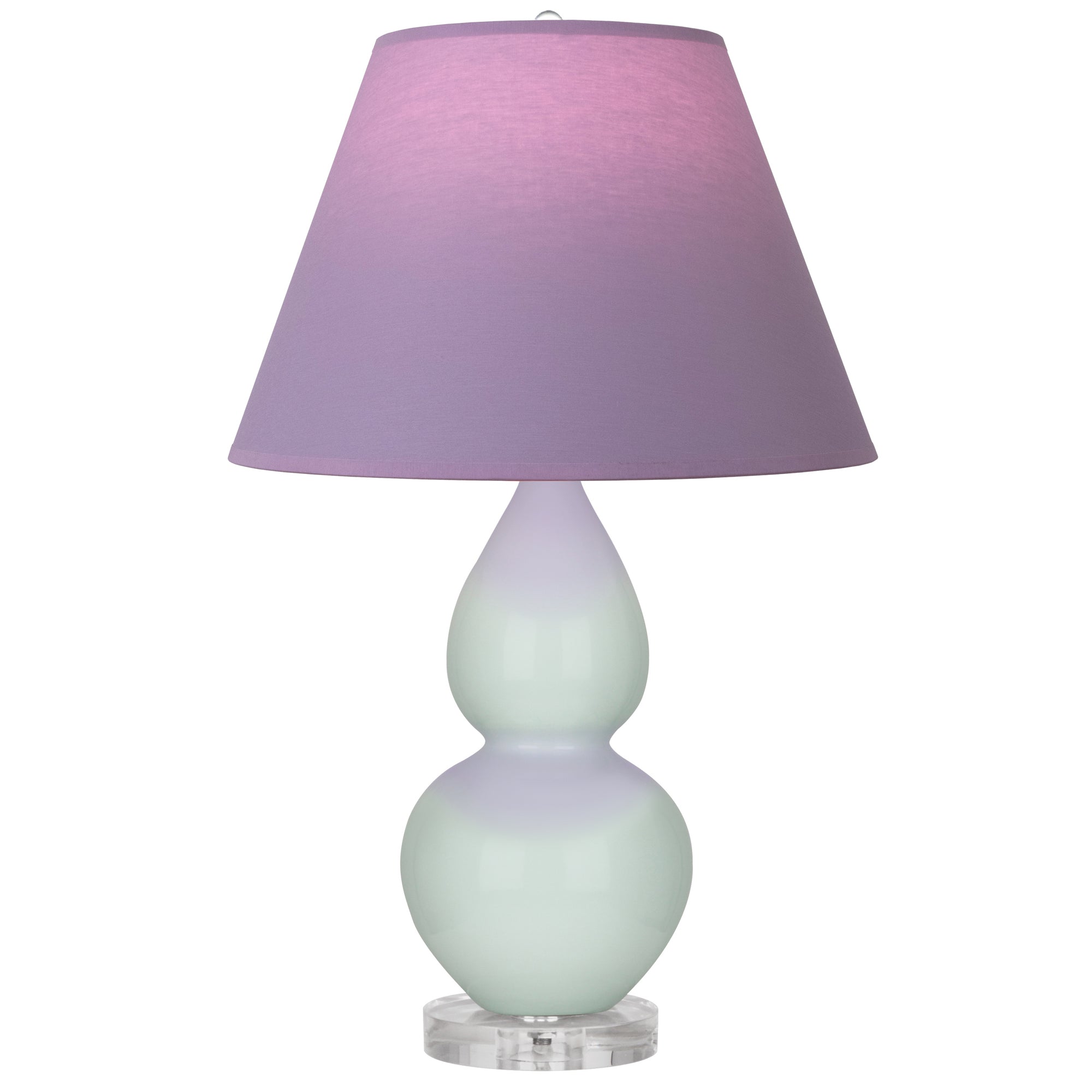 A788L | Celadon Small Double Gourd Accent Lamp