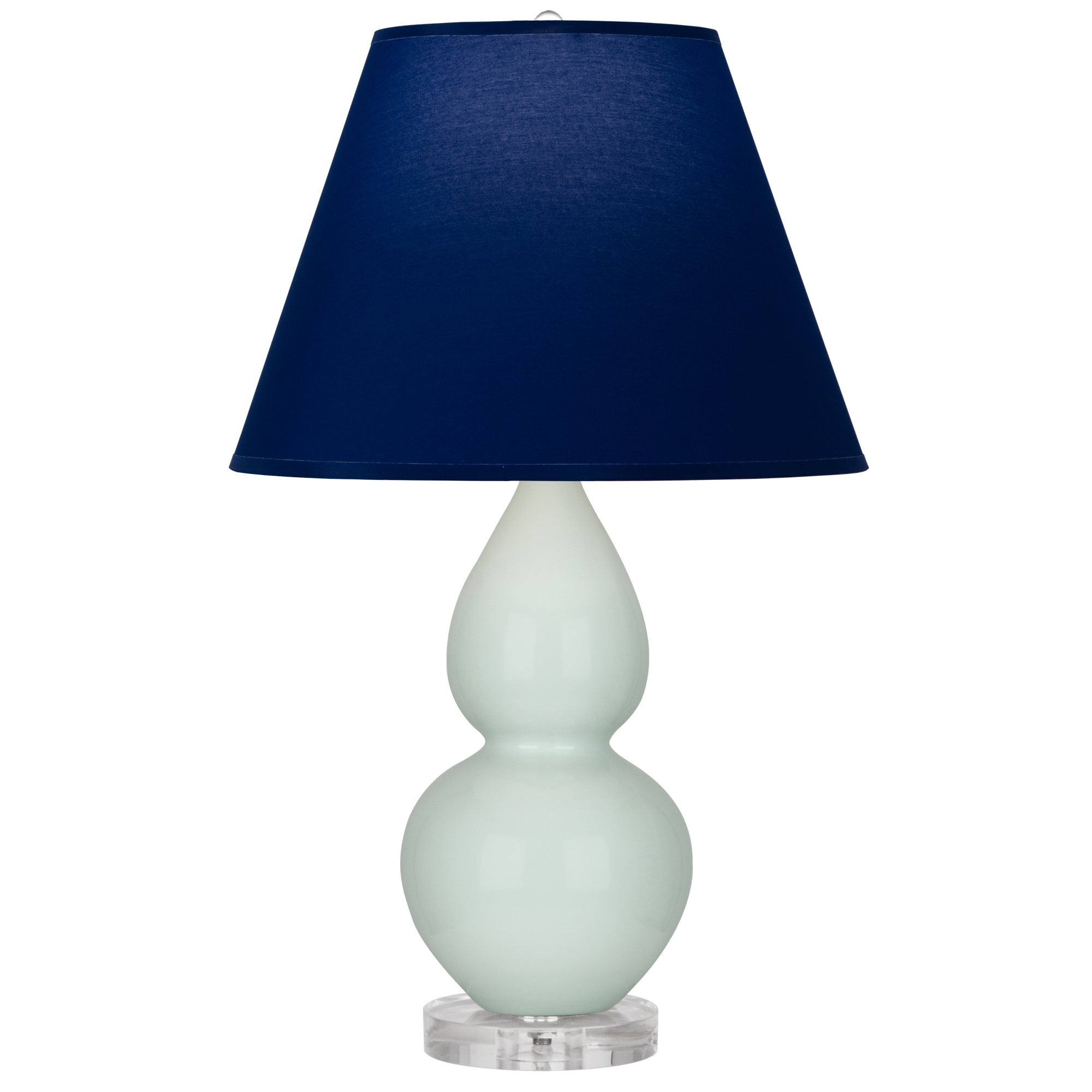 A788N | Celadon Small Double Gourd Accent Lamp