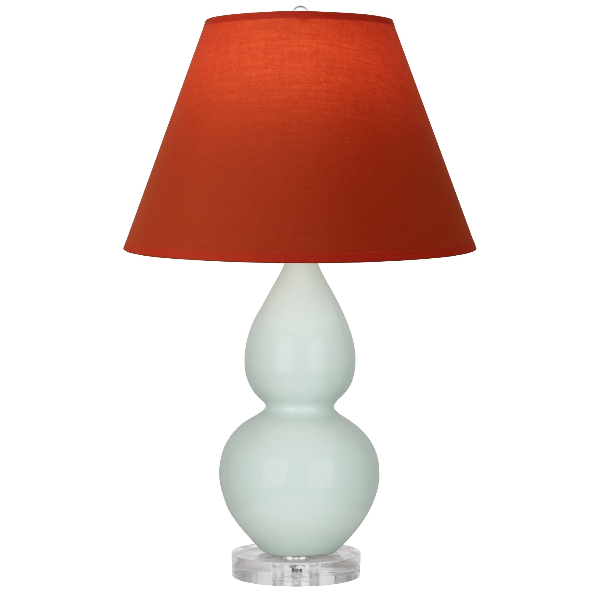 A788T | Celadon Small Double Gourd Accent Lamp