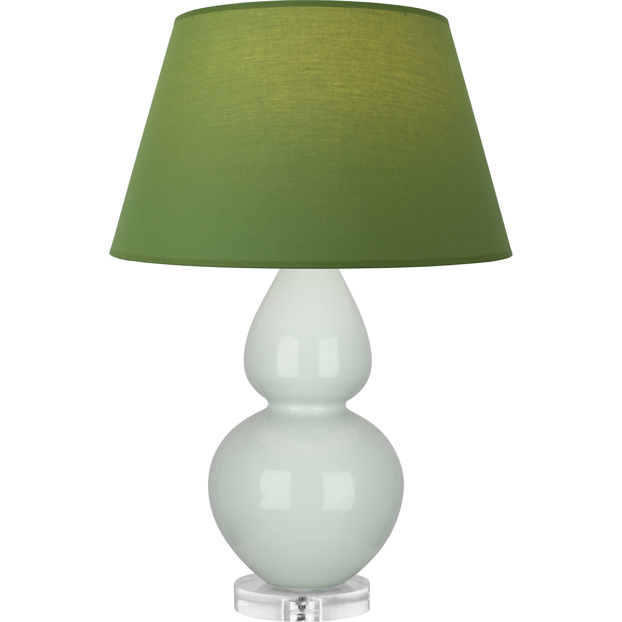 A791G | Celadon Double Gourd Table Lamp