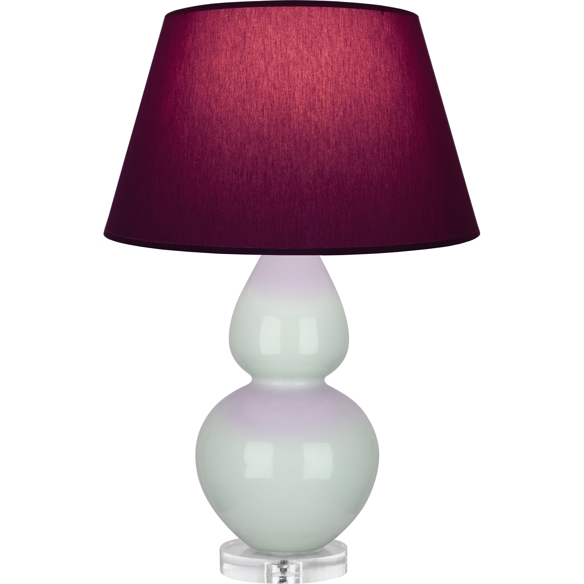 A791P | Celadon Double Gourd Table Lamp