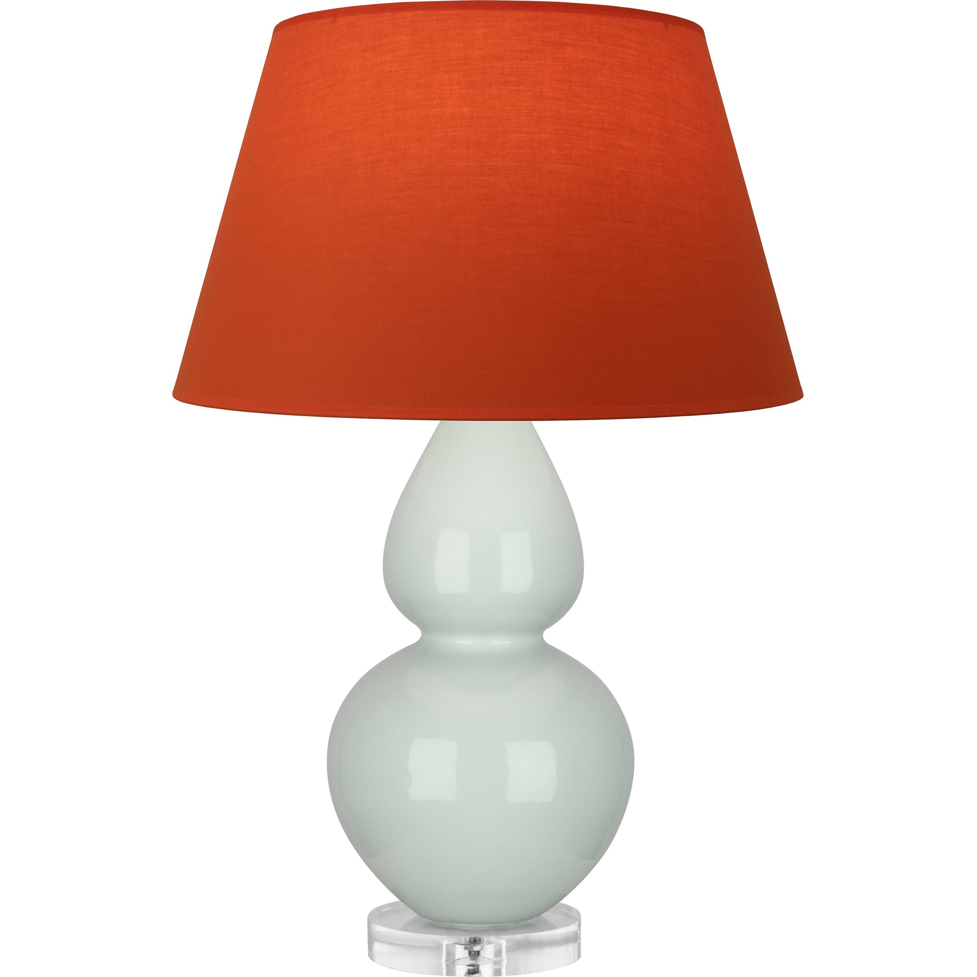 A791T | Celadon Double Gourd Table Lamp