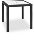 Aria Bar Table with Tempered Glass Top