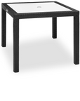 Aria Counter Height Table with Tempered Glass Top