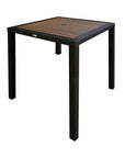 Aria Bar Table with Gray Alumiwood Top