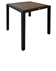 Aria Bar Table with Gray Alumiwood Top