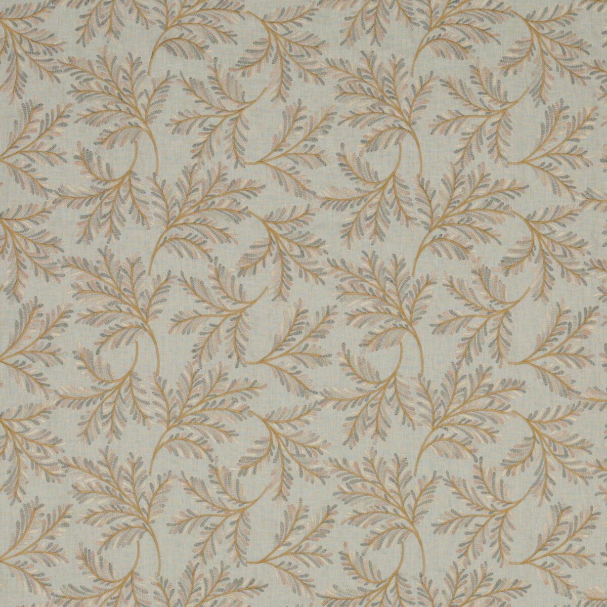 Chelsea Fern-Aqua/Bronze