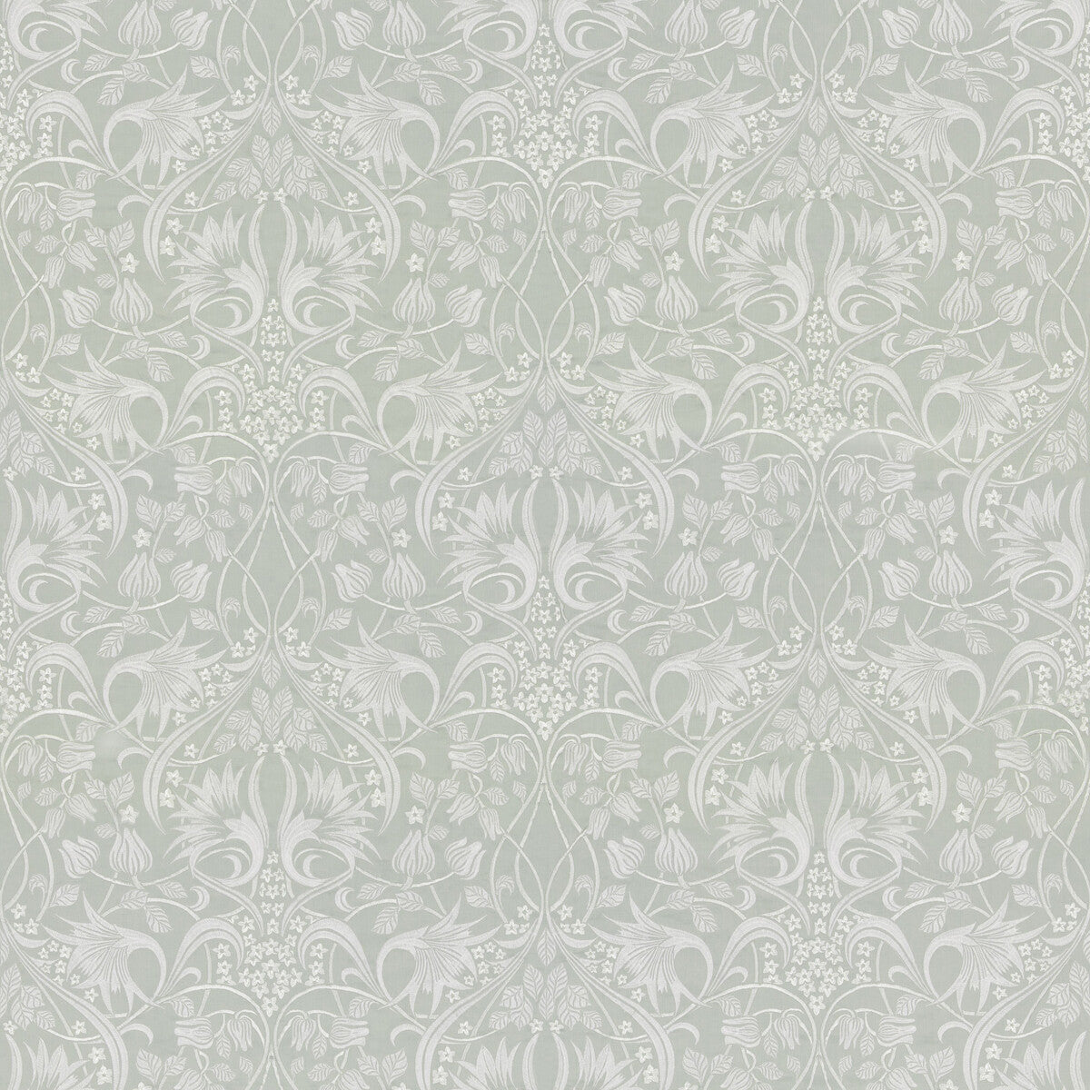Fritillerie Embroidery-Aqua