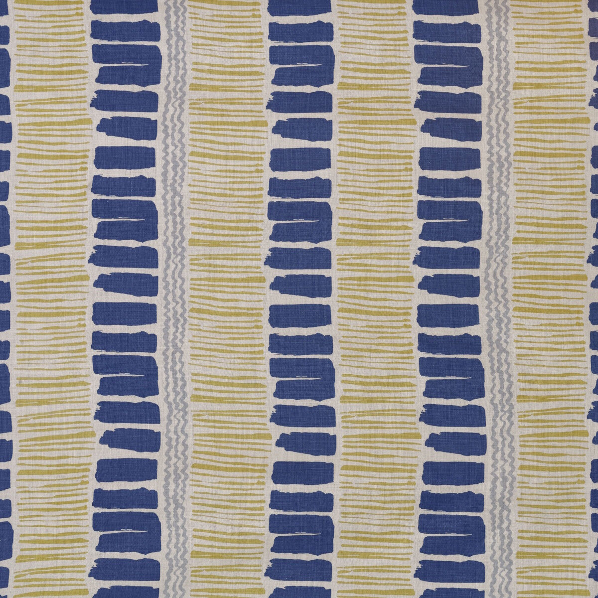Saltaire-Indigo/Yellow/Aqua