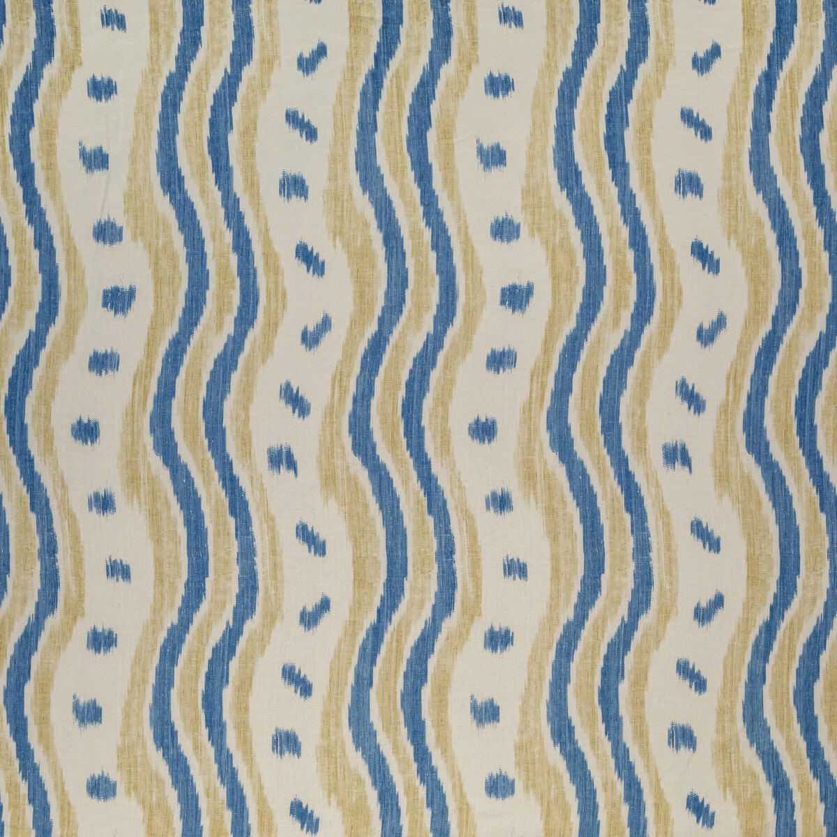 Ikat Stripe-Blue/Yellow