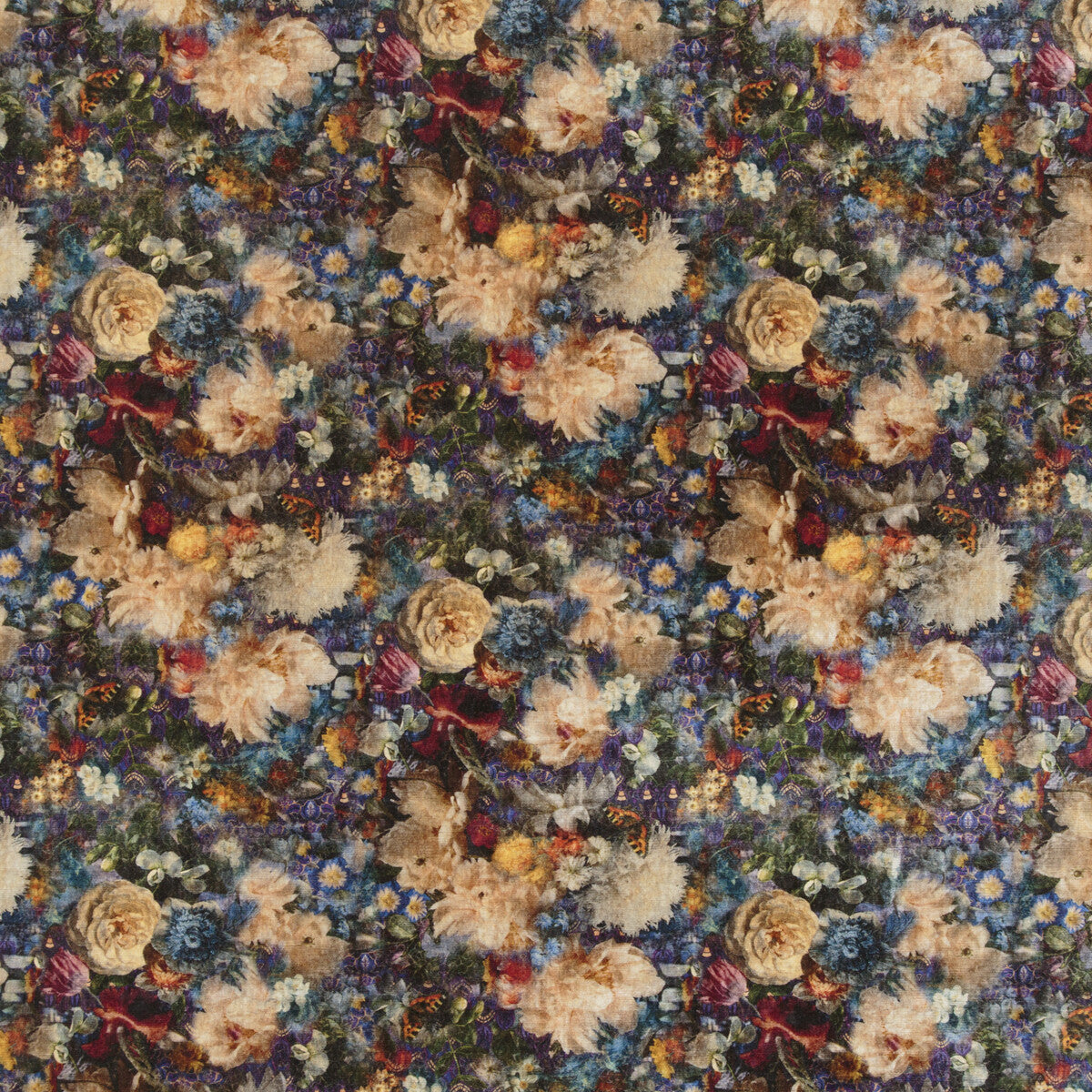 Royal Garden Velvet-Sapphire