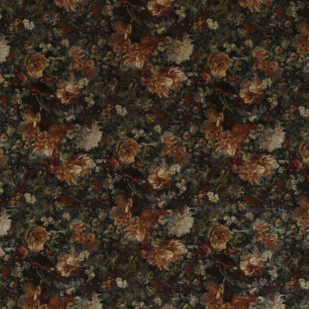 Royal Garden Velvet-Amber/Jade