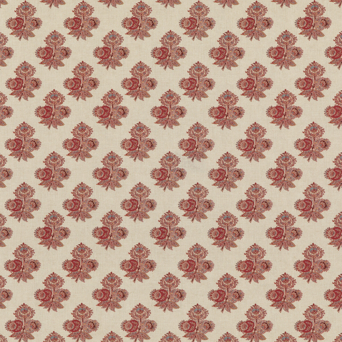 Poppy Paisley-Red