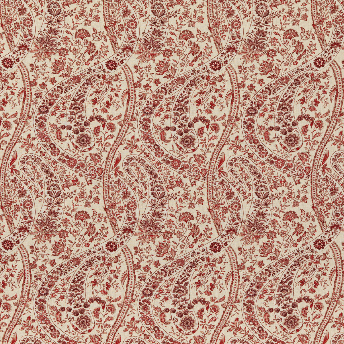 Bukhara Paisley-Red