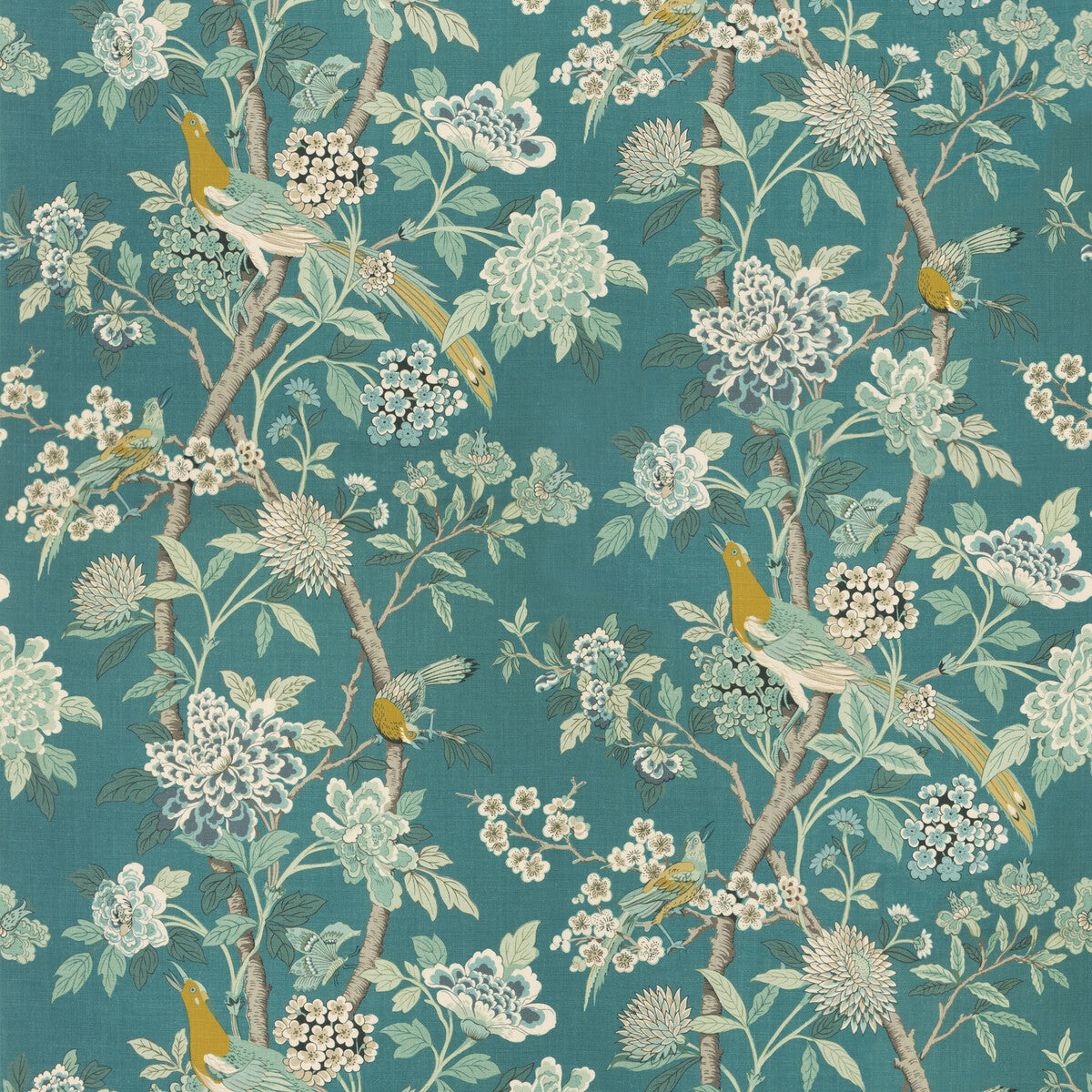 Hydrangea Bird (Archive)-Teal