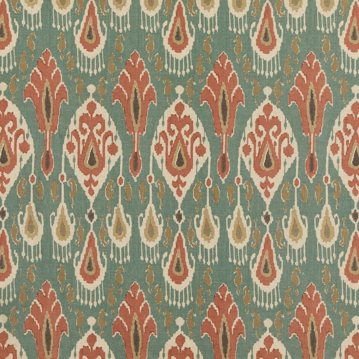 Ikat Bokhara-Teal