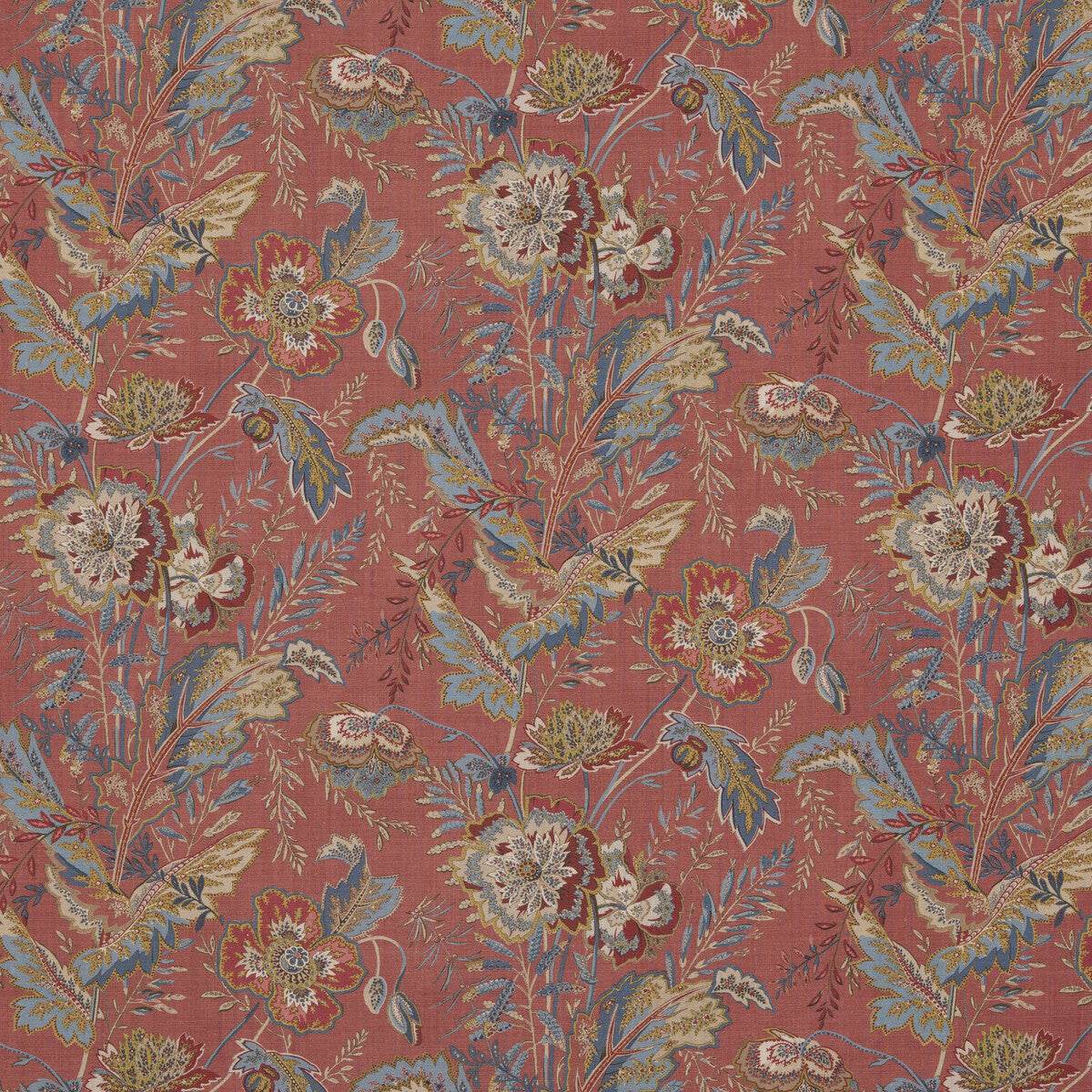 Indienne Flower-Red