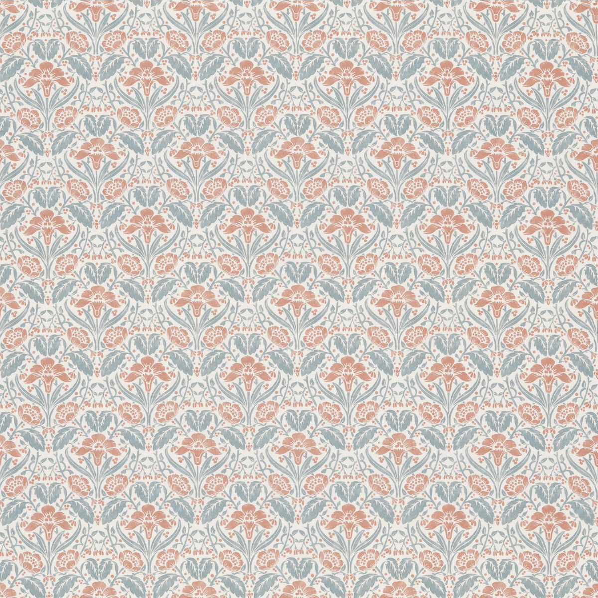 Iris Meadow Cotton-Teal