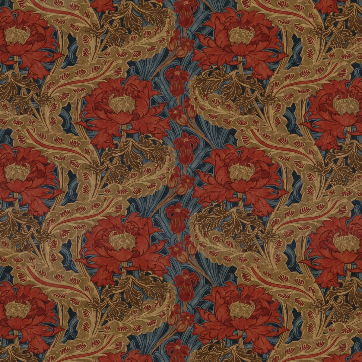 Brantwood Velvet-Red/Blue
