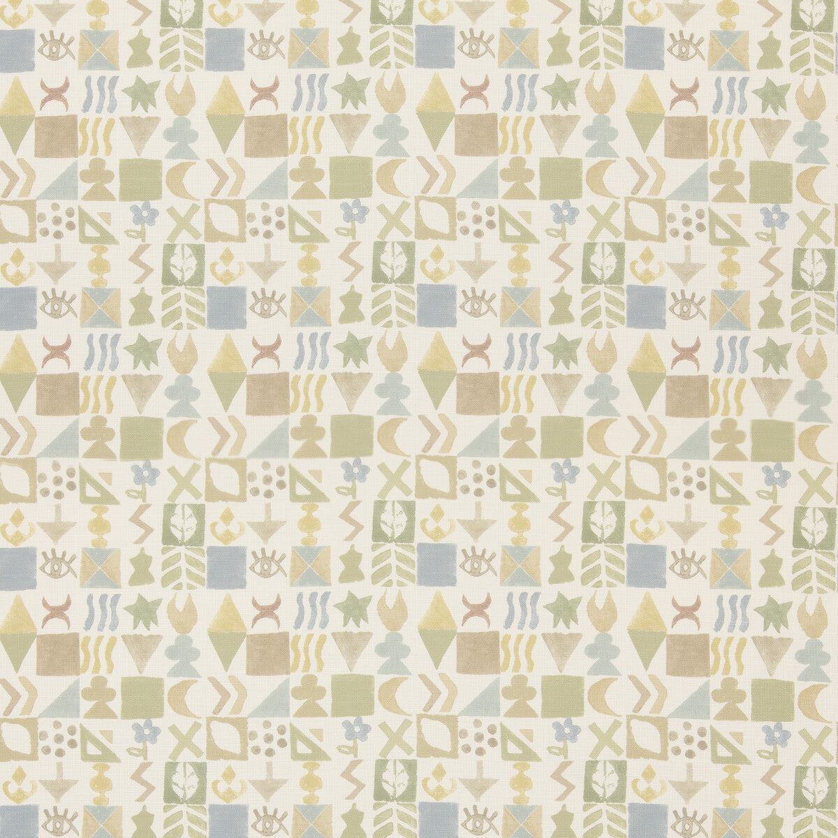 Potato Print-Sage