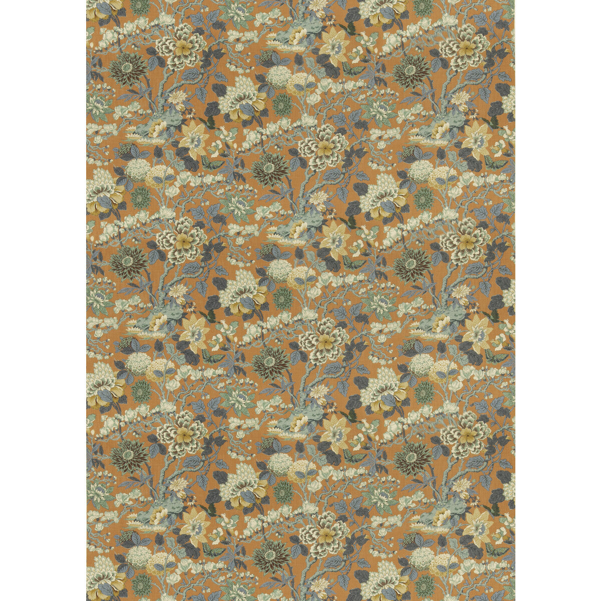 Little Magnolia-Teal/Orange