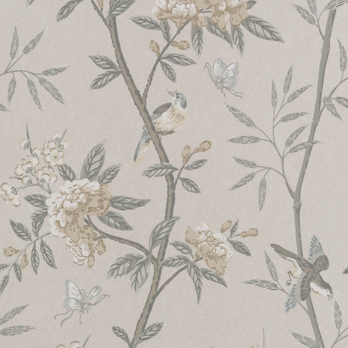 Peony &amp; Blossom-Dove/Silver