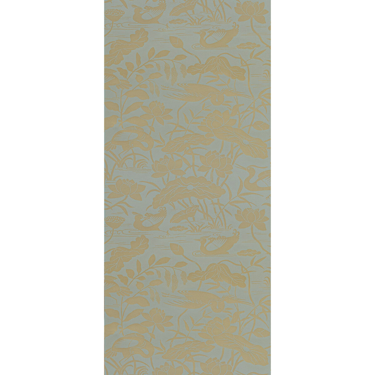 Heron &amp; Lotus Flower-Eucalyptus