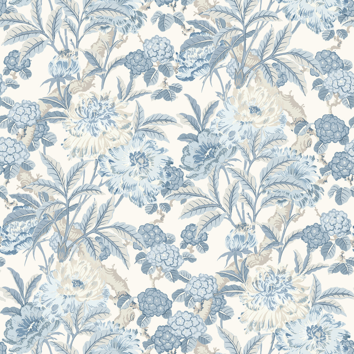 Summer Peony-Blue