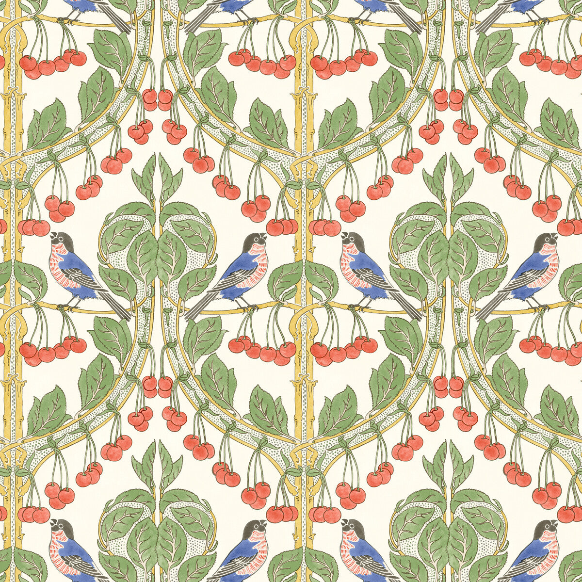 Birds &amp; Cherries-Multi
