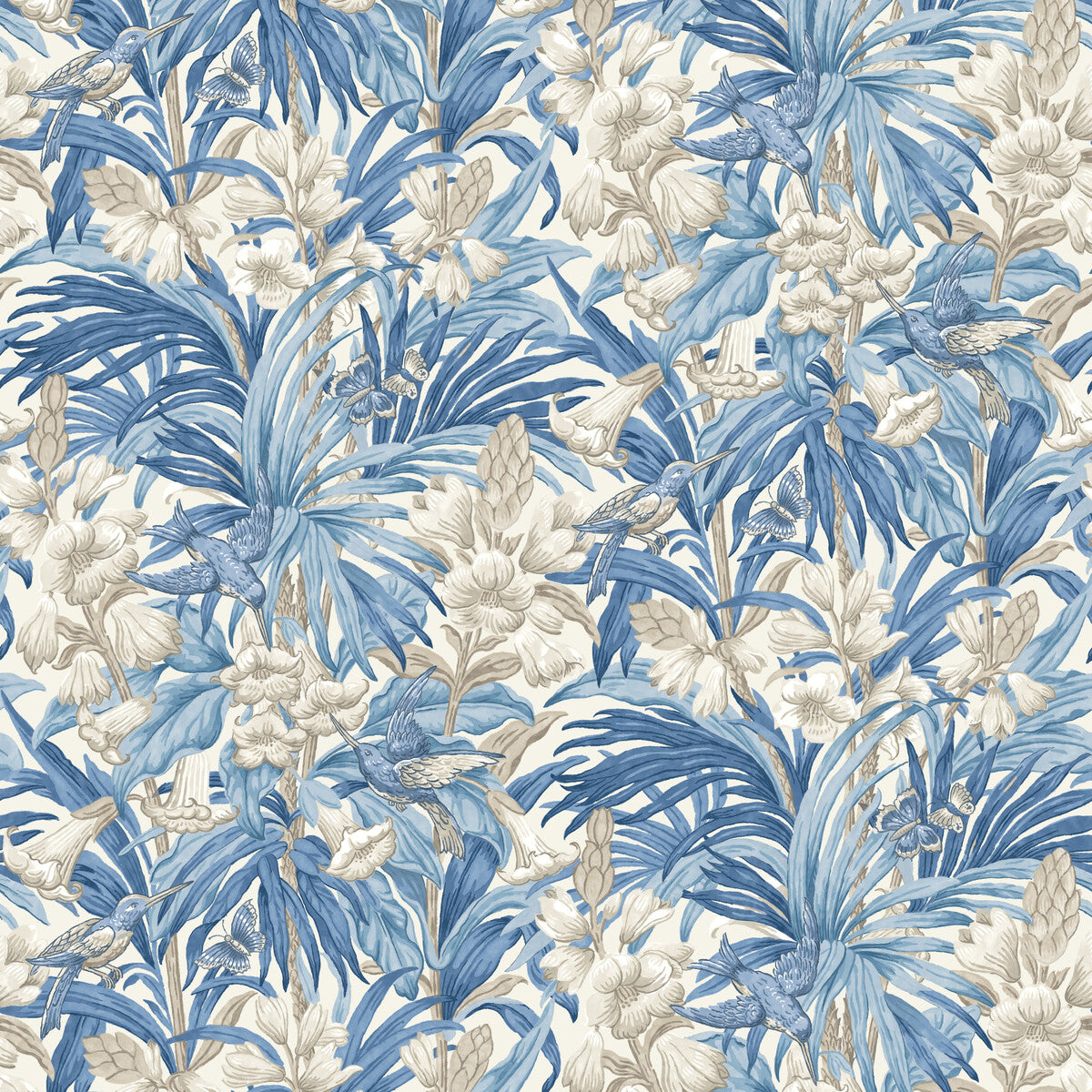 Trumpet Flowers-Blue