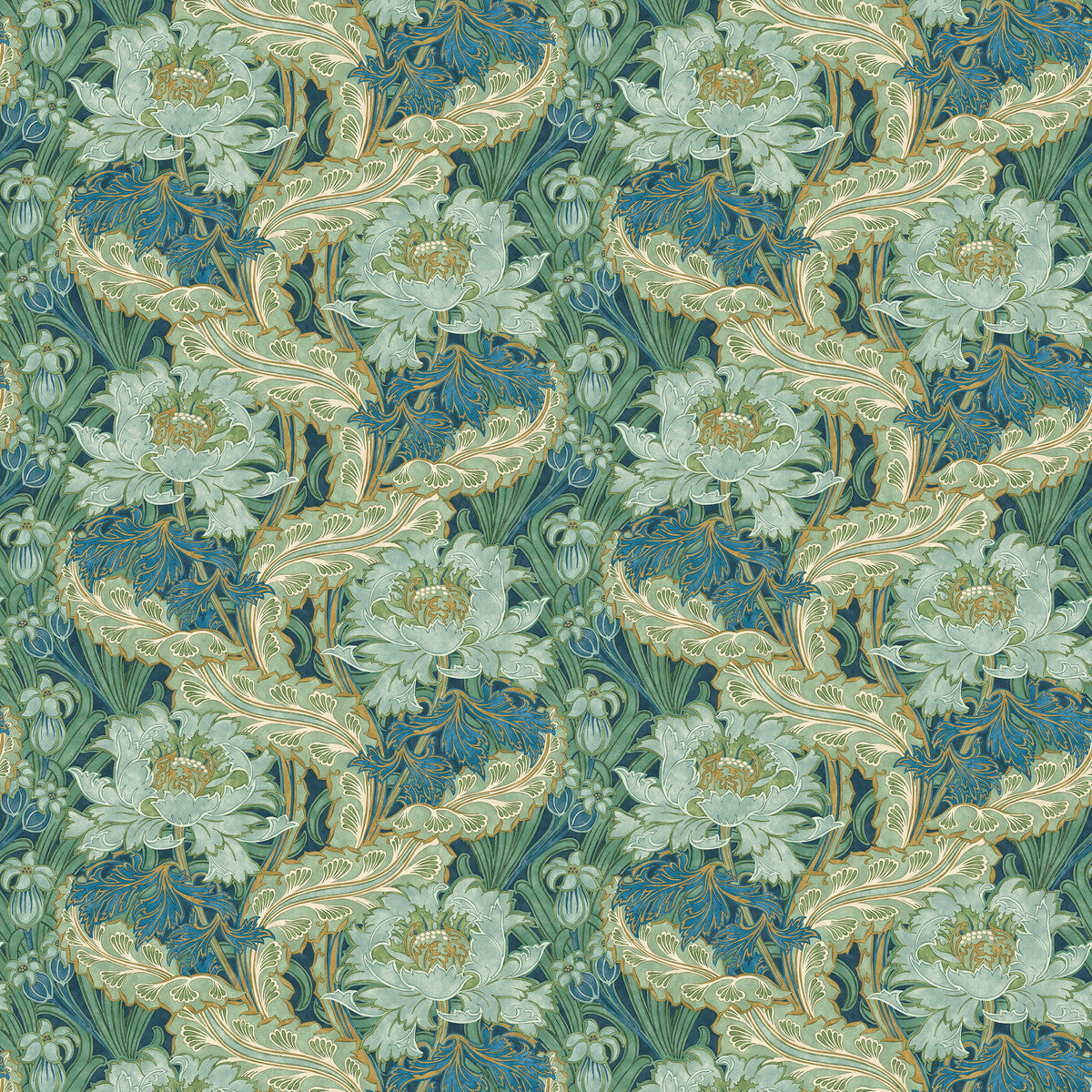 Brantwood-Indigo/Teal